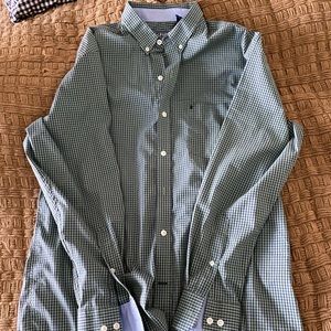 Izod Checkered Men’s Dress Shirt